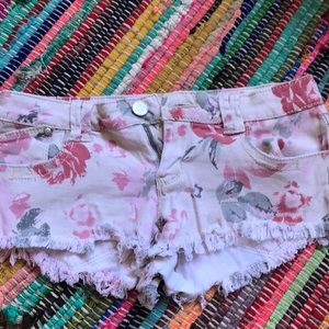 Floral print shorts